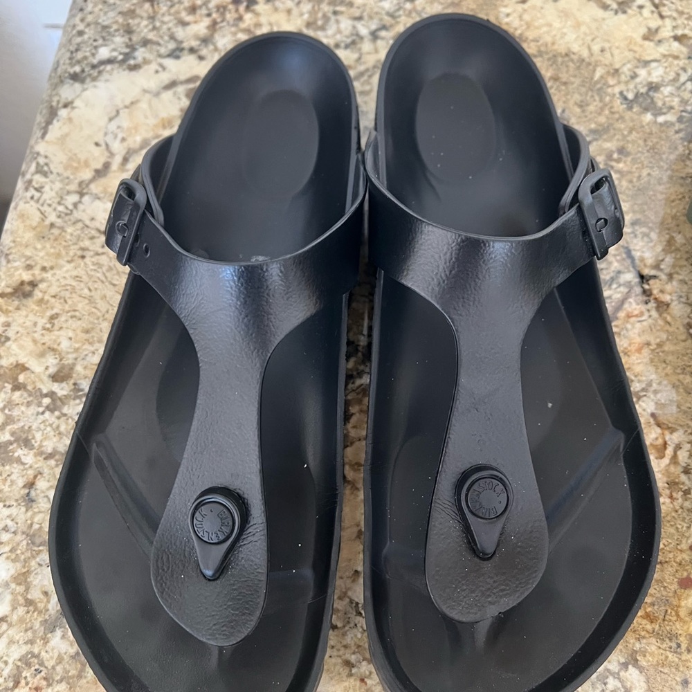 Birkenstock Black Thong Sandals